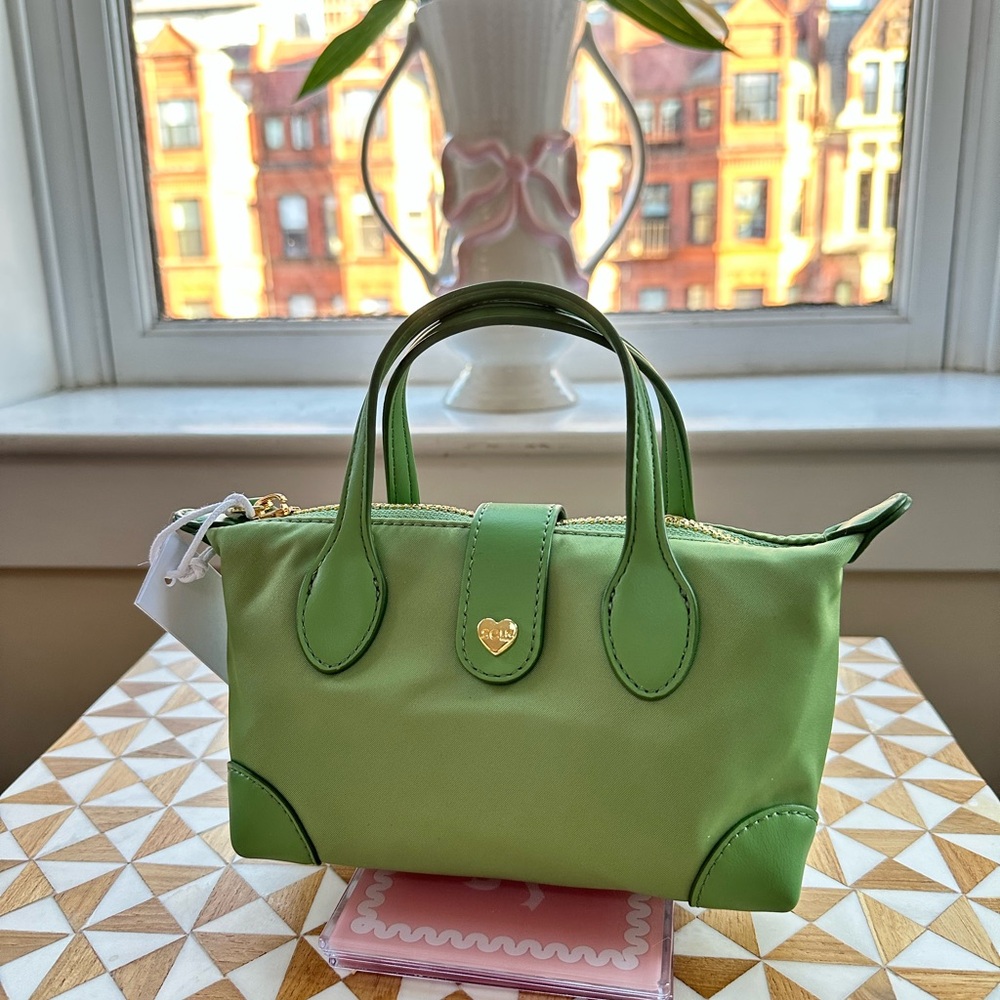 Brand new Stoney Clover lane cross body pouchette, color pesto